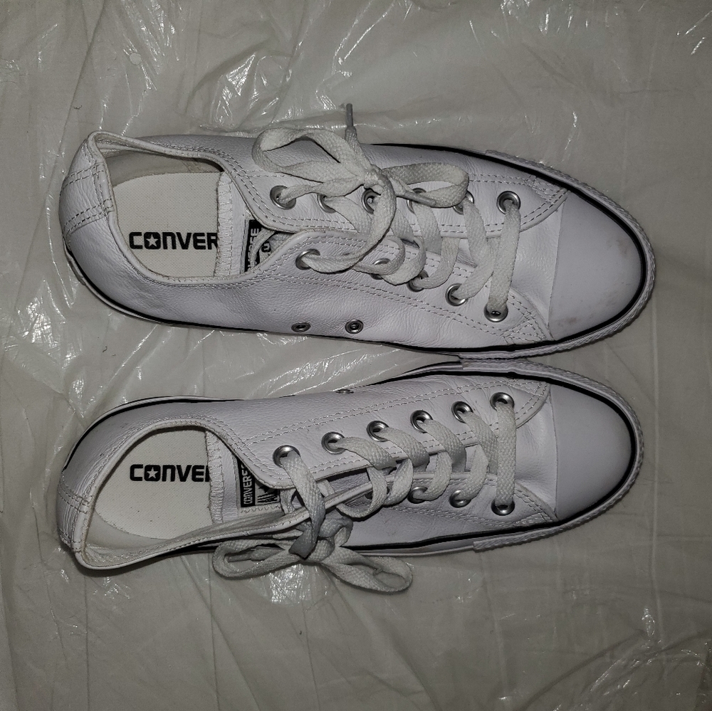 Converse All Stars leather white